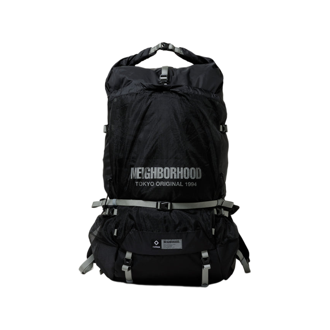 네이버후드 x 헬리녹스 라이트 롤 탑 백 팩 블랙(Neighborhood x Helinox Lite Roll Top Back Pack Black)