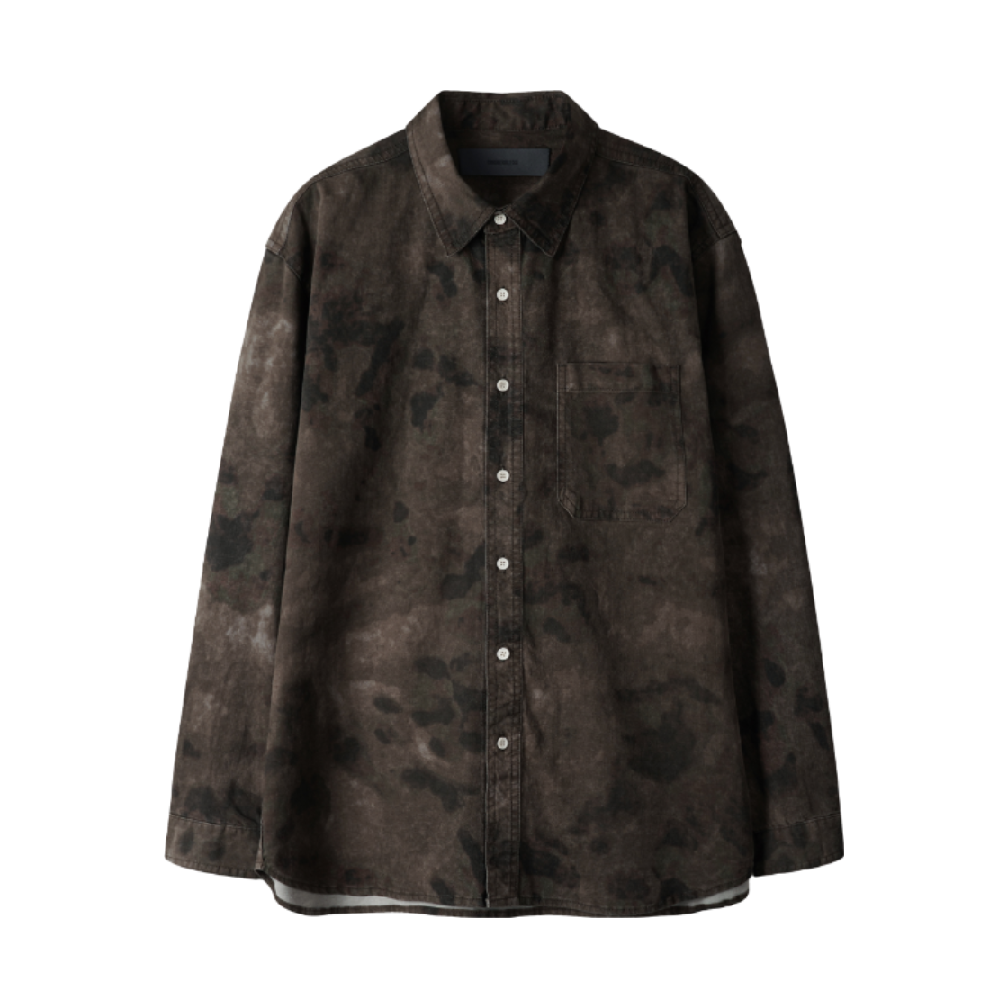 코너블레스 워시드 롱 슬리브 셔츠 브라운카모(Cornerbless Washed Long Sleeve Shirts Brown Camo)