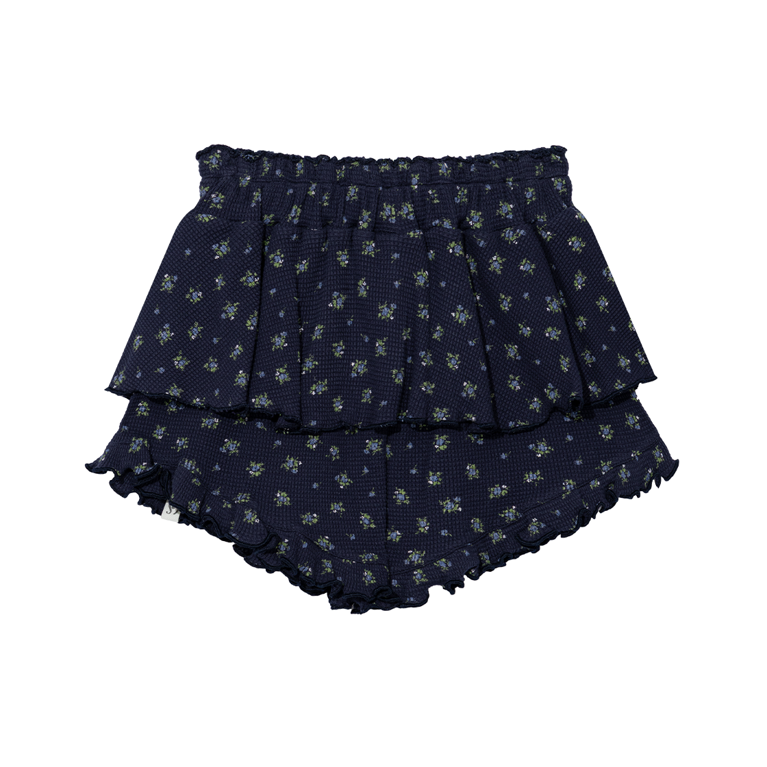 어글리쉐도우 러플 플라워 스커트 팬츠 네이비(UGLYSHADOW Ruffle Flower Skirt Pants Navy) - 2