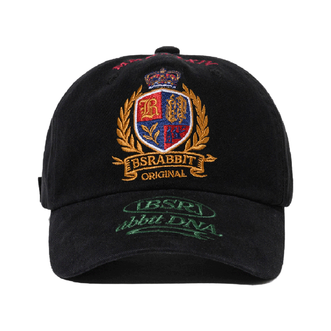 비에스래빗 레거시 크레스트 캡 블랙(Bsrabbit Bsr Legacy Crest Cap Black) - 1