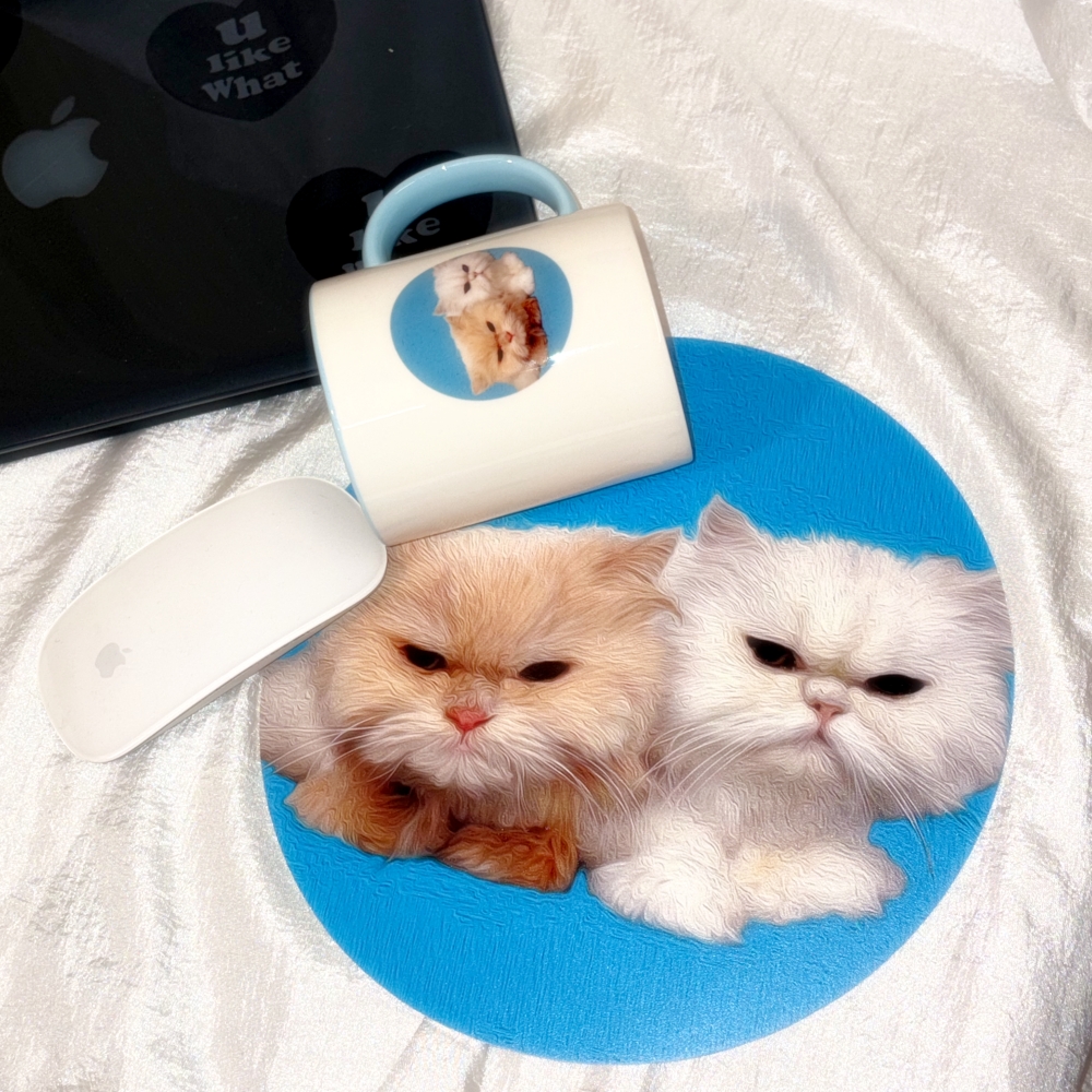 유라이크왓 써클캣 마우스패드(you like what Circle cat mouse pad) - 4