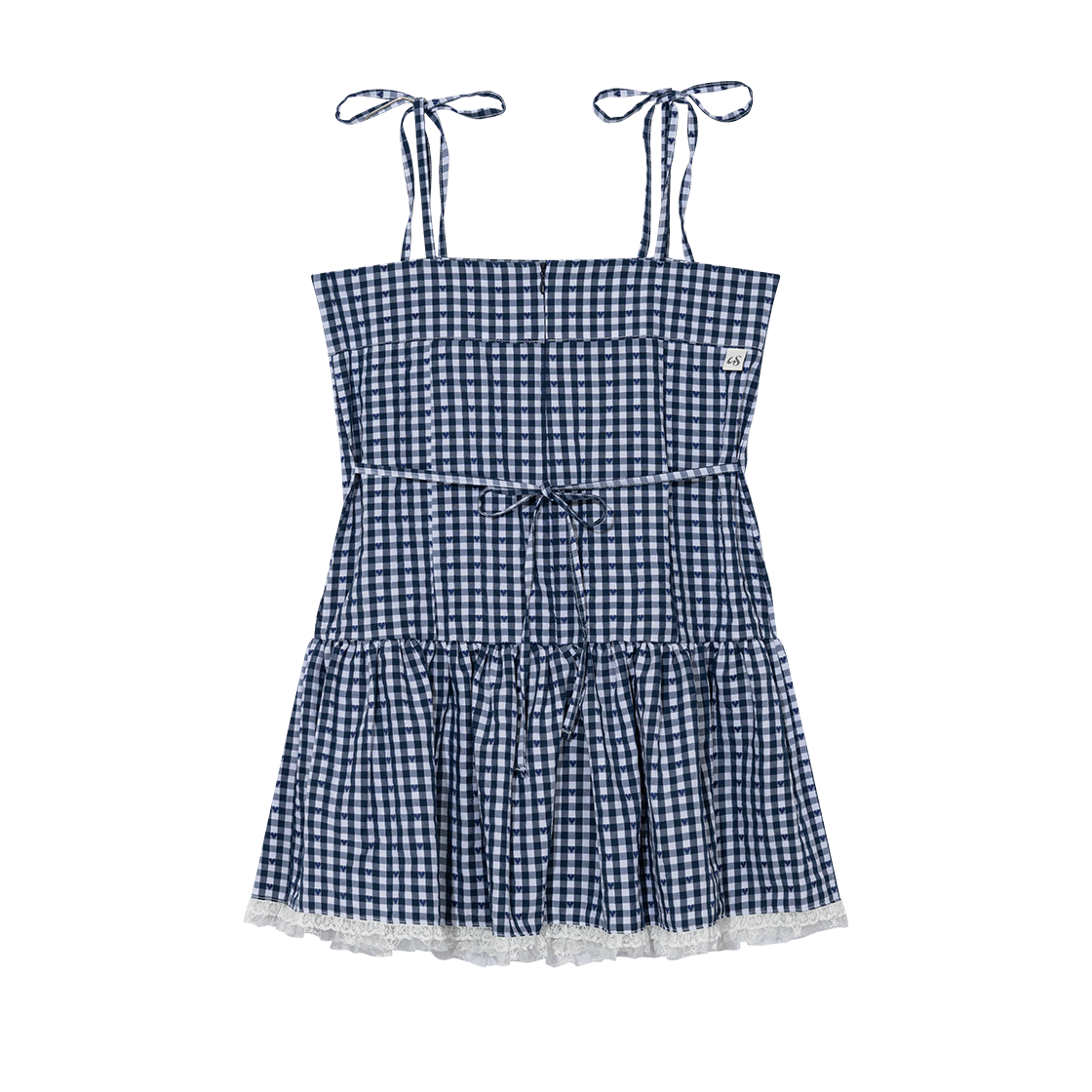 어글리쉐도우 에이 라인 레이스 드레스 네이비(UGLYSHADOW A-Line Lace Dress Navy) - 2