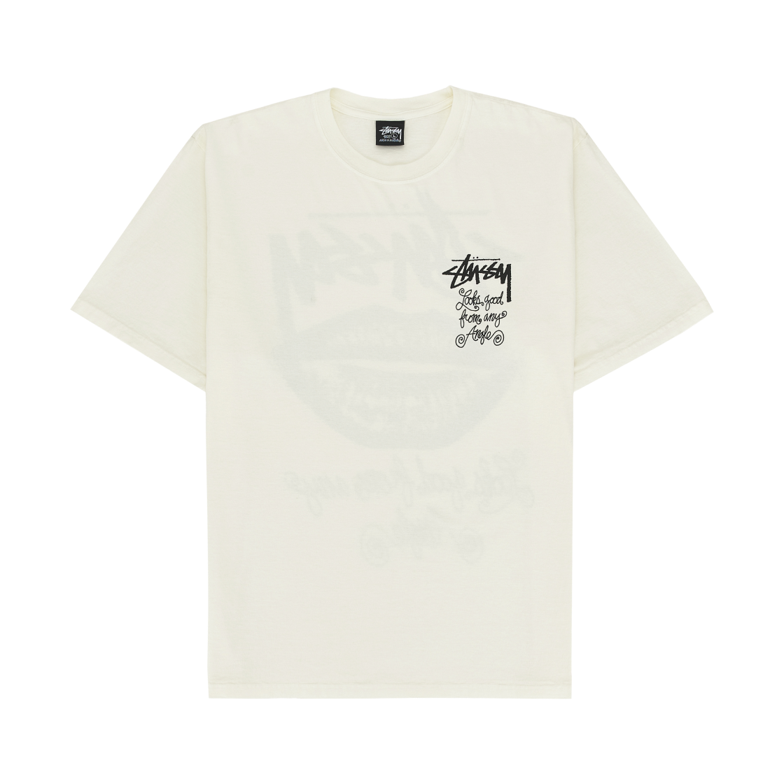 스투시 애니 앵글 피그먼트 다이드 티셔츠 내츄럴(Stussy Any Angle Pigment Dyed T-Shirt Natural) - 2