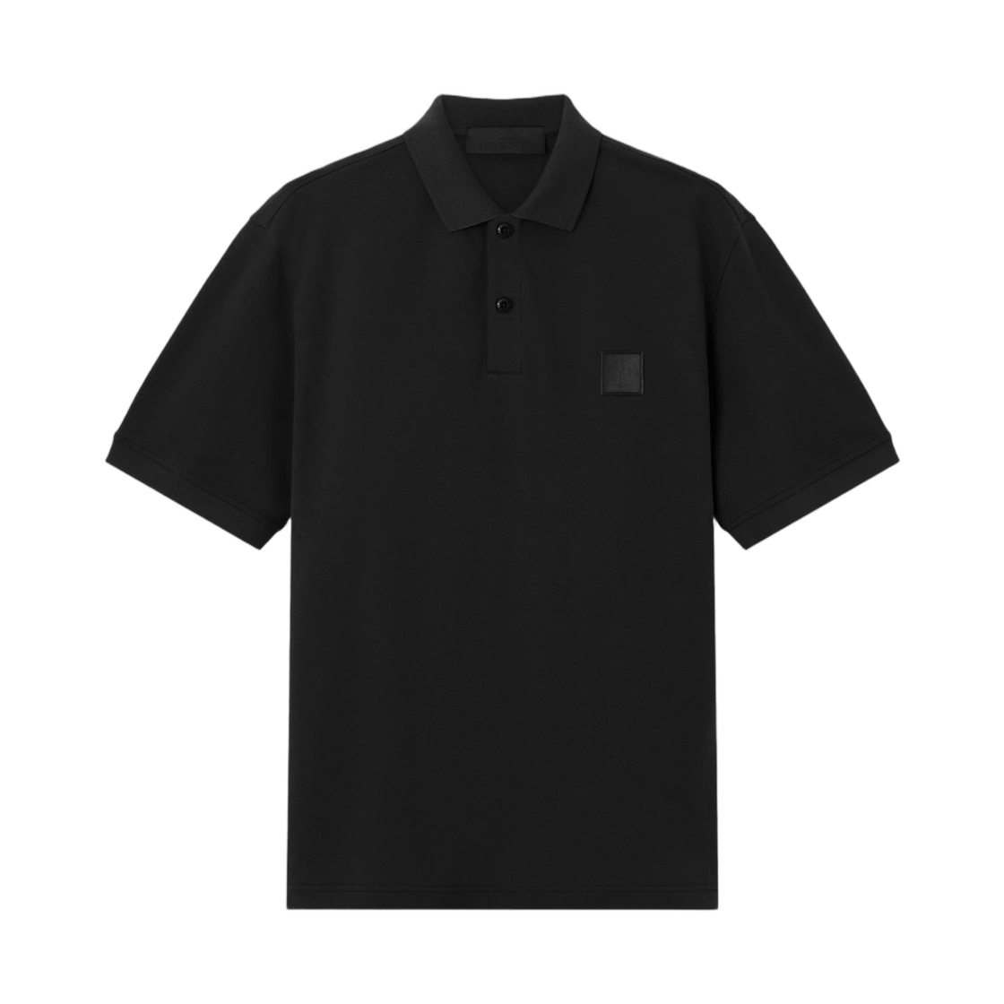 L1S1522000-02S0F39-V0029 Stone Island 2200002 50/2 Organic Cotton Pique_S.I.Ghost Regular-Fit Short-Sleeve Polo with Tonal Compass Patch Black - 26SS