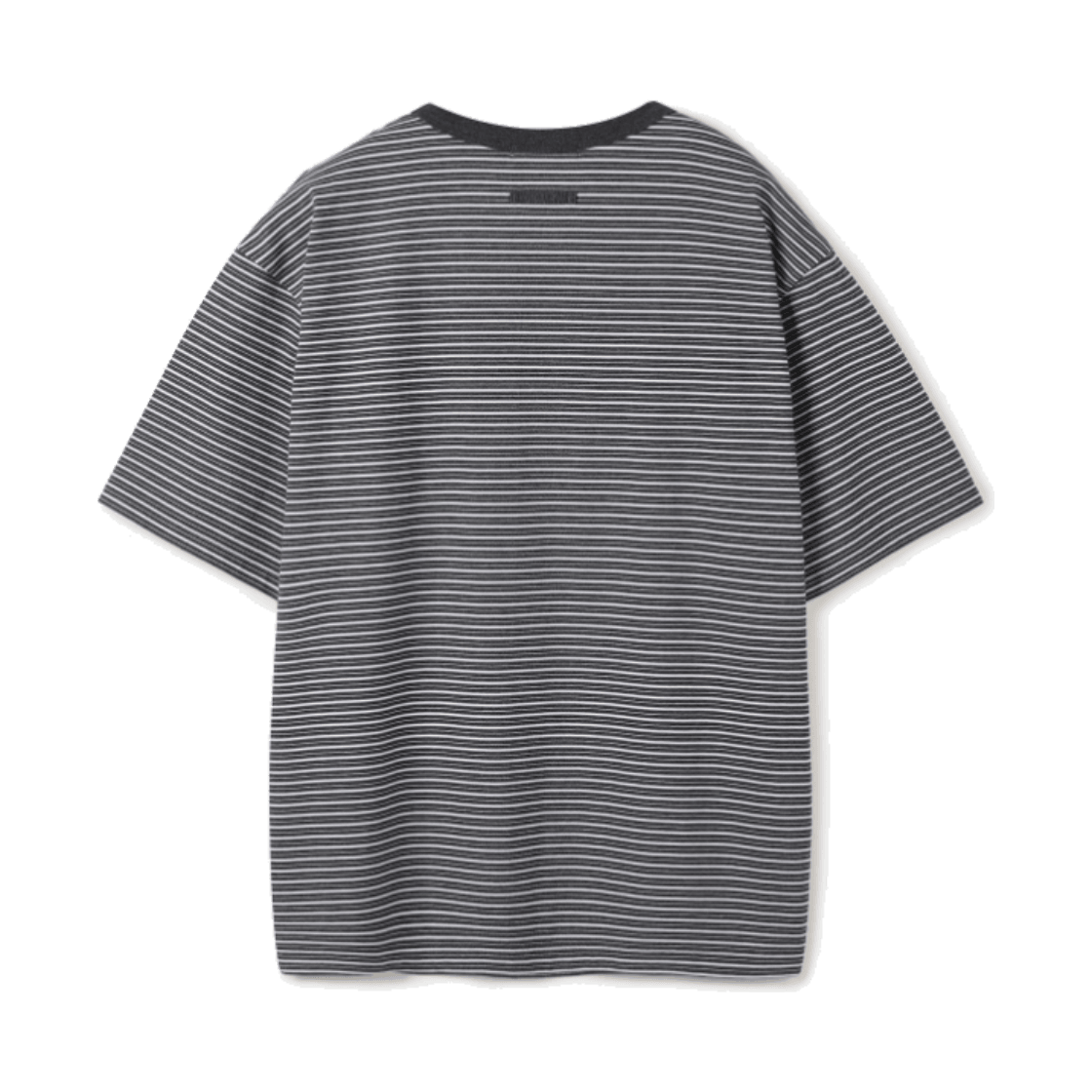 24/7 시리즈 USA 코튼 32수/2 멀티 스트라이프 티셔츠 차콜(24/7 series USA Cotton 32's/2 Multi Stripe Tee Charcoal) - 2