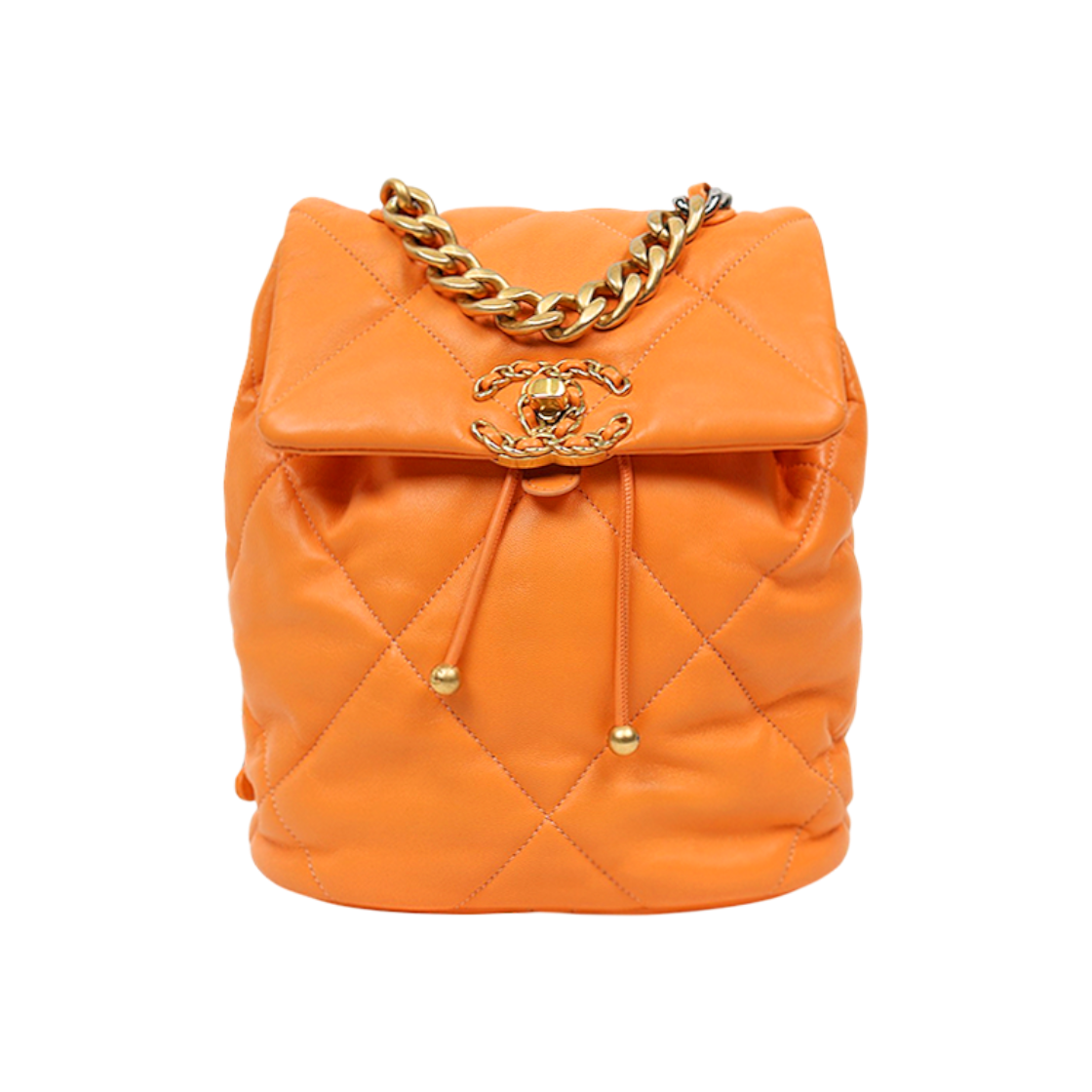 IT723QBMRT72 Chanel Orange 19 Backpack