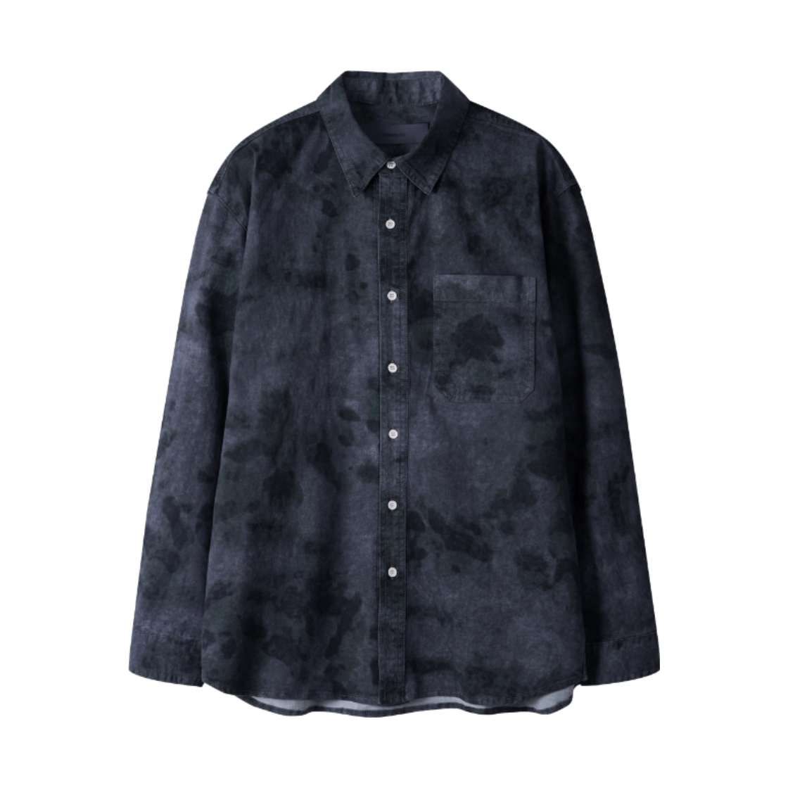 코너블레스 워시드 롱 슬리브 셔츠 네이비카모(Cornerbless Washed Long Sleeve Shirts Navy Camo)