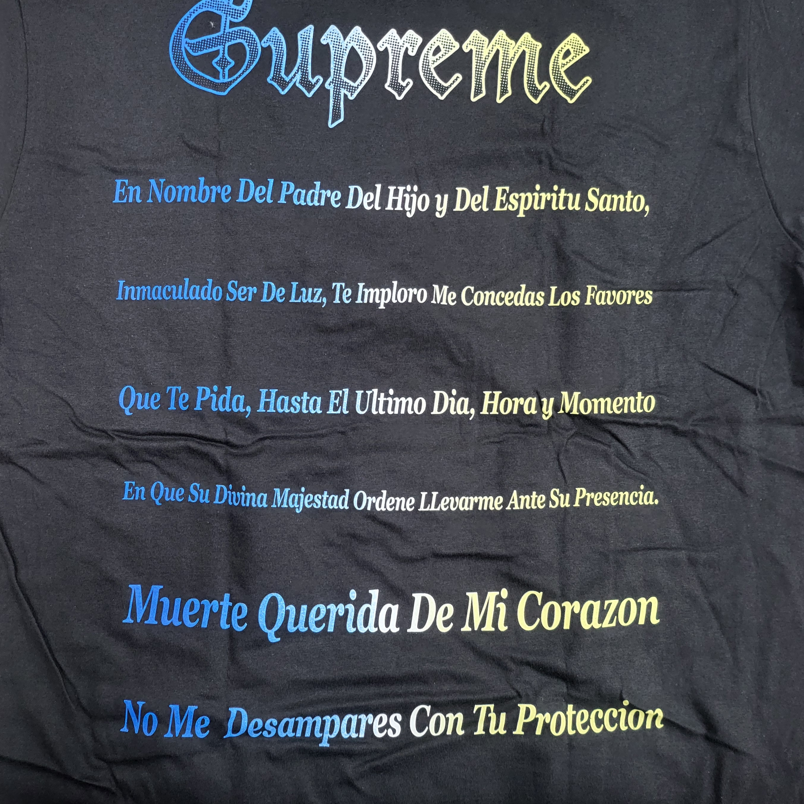 Supreme Grim Reaper T-Shirt Black - 26SS 착용 스타일