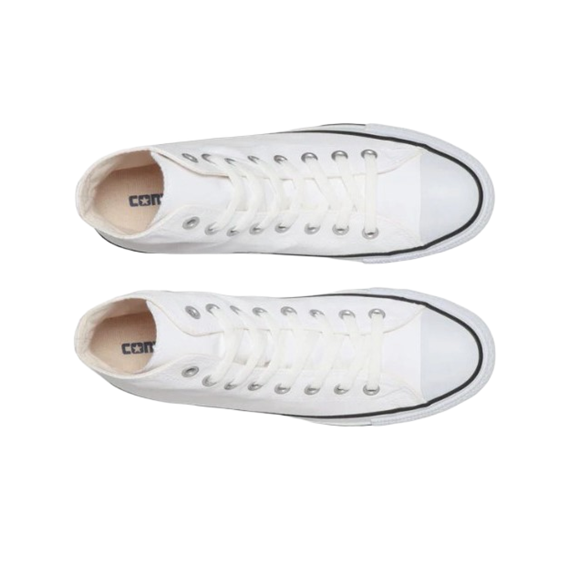 컨버스 올스타 컬러스 하이 화이트 블랙(Converse All Star Colors Hi White Black) - 2