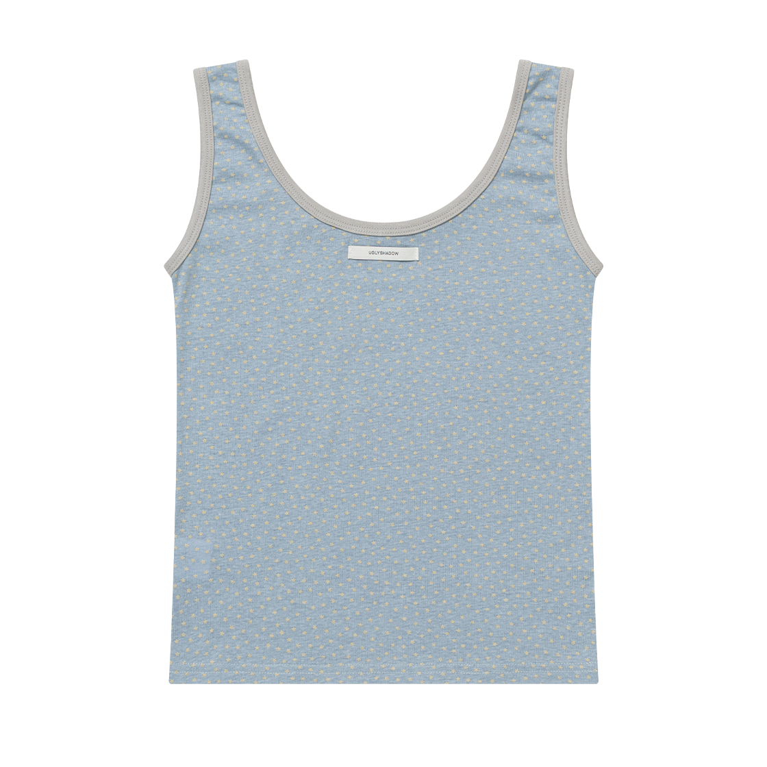 어글리쉐도우 스타 콘트라스트 슬리브리스 블루(UGLYSHADOW Star Contrast Sleeveless Blue) - 2