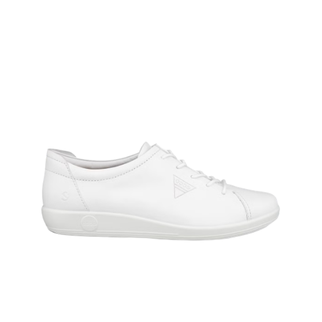 (W) 에코 소프트 2.0 레더 워킹 화이트((W) Ecco Soft 2.0 Leather Walking White) - 1