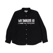 BAPE x Comme des Garcons Osaka Oxford Shirt Black