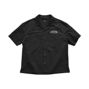 [더블적립] Farfromwhat Far Open Collar Shirts Black