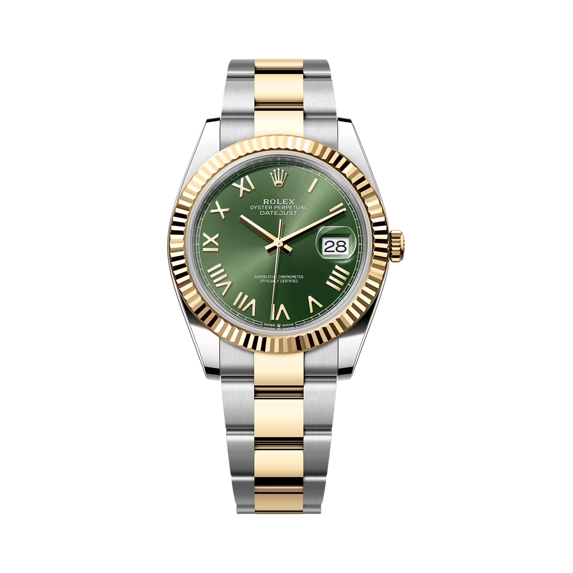 롤렉스 데이트저스트 41mm 126333 올리브 그린 다이아 셋팅 오이스터(Rolex Datejust 41mm 126333 Olive Green Diamond Set Oyster) - 1