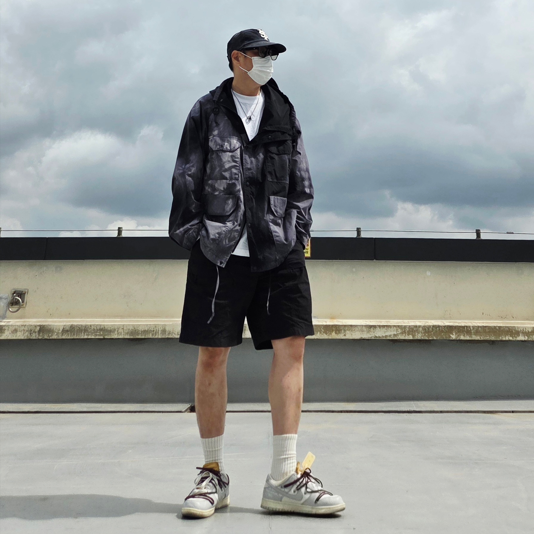 Sunday Ceremony Sy Logo 5 Panel Cotton Cap - Navy, Diesel Dx1168040 Stainless Steel Double Pendant Necklace Silver 착용 스타일 - 1