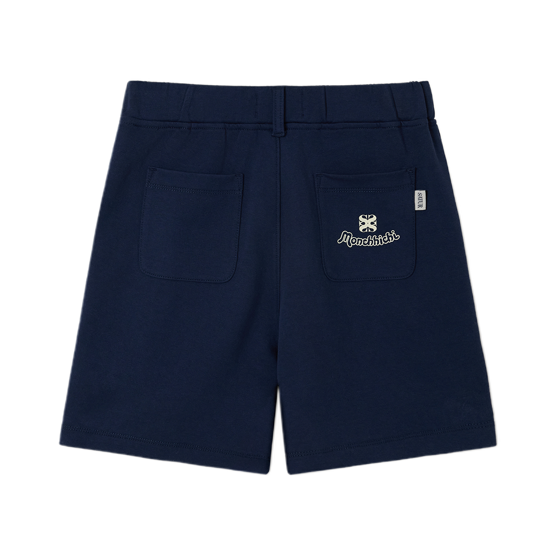 세터 x 몬치치 키즈 이지 쇼츠 네이비(SATUR x Monchhichi K Easy Shorts Navy) - 2