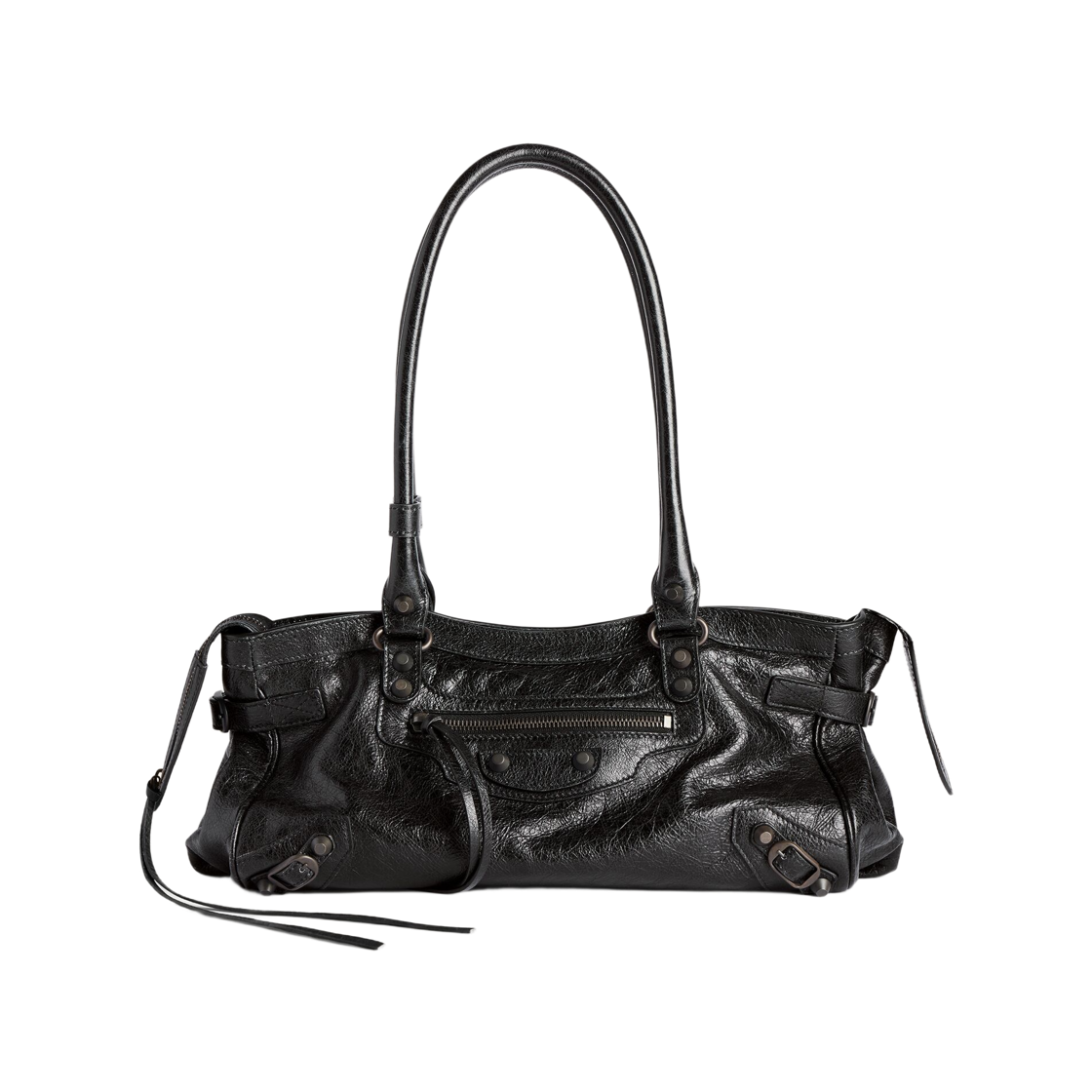발렌시아가 르 시티 백 이스트 웨스트 블랙(Balenciaga Le City Bag East-West Black)