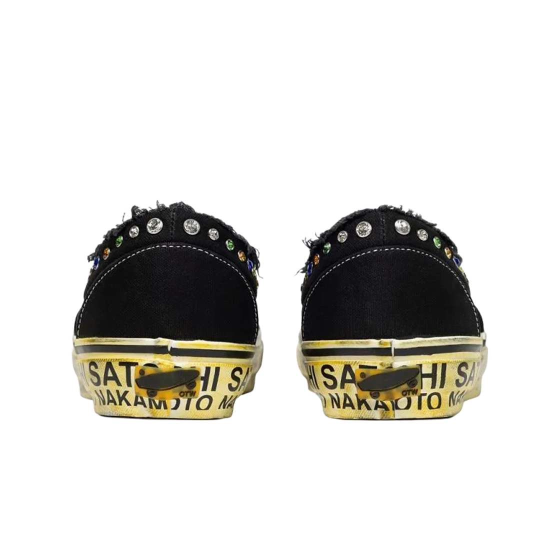 반스 x 사토시 나카모토 OTW 에라 95 젬스 블랙(Vans x Satoshi Nakamoto OTW Era 95 Gems Black) - 3