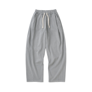 Knitted Pigment Curved Training Pants Stone Grey
