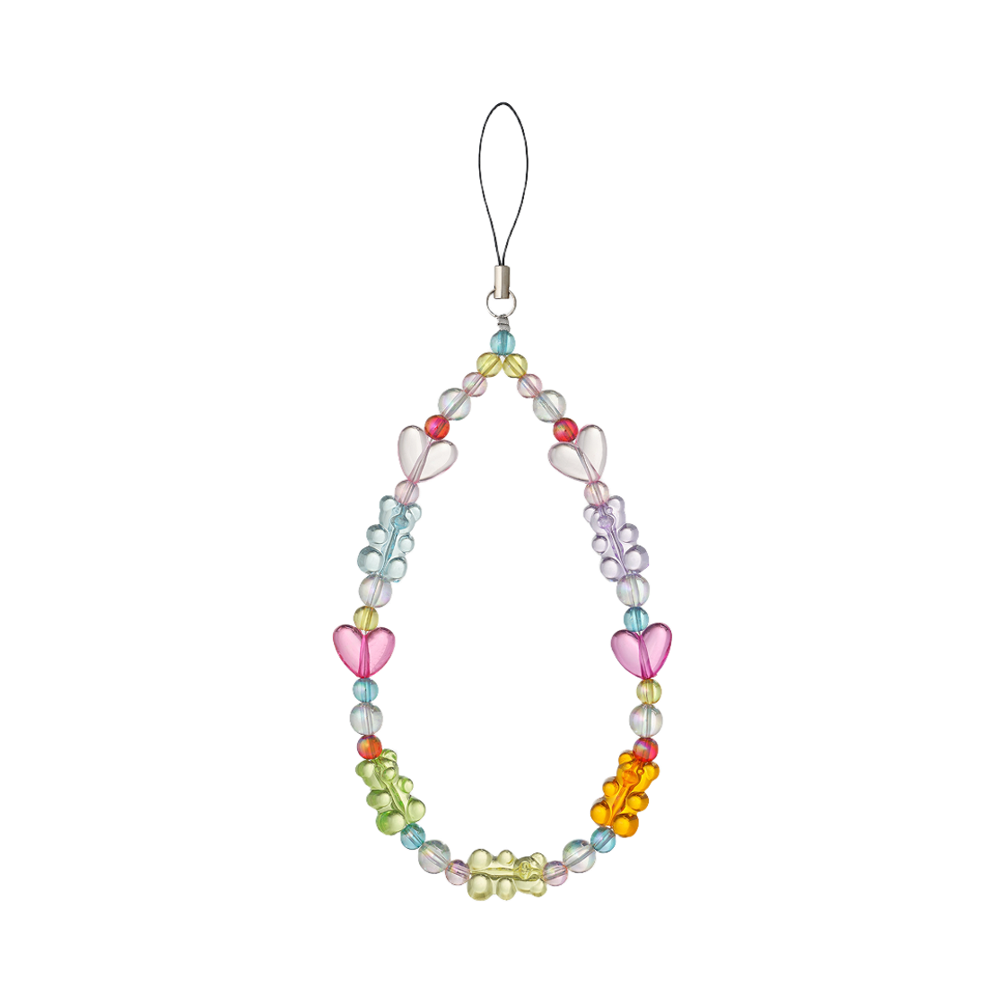 에스엘비에스 레인보우 베어 비즈 스트랩(SLBS Rainbow Bear Bead Strap)