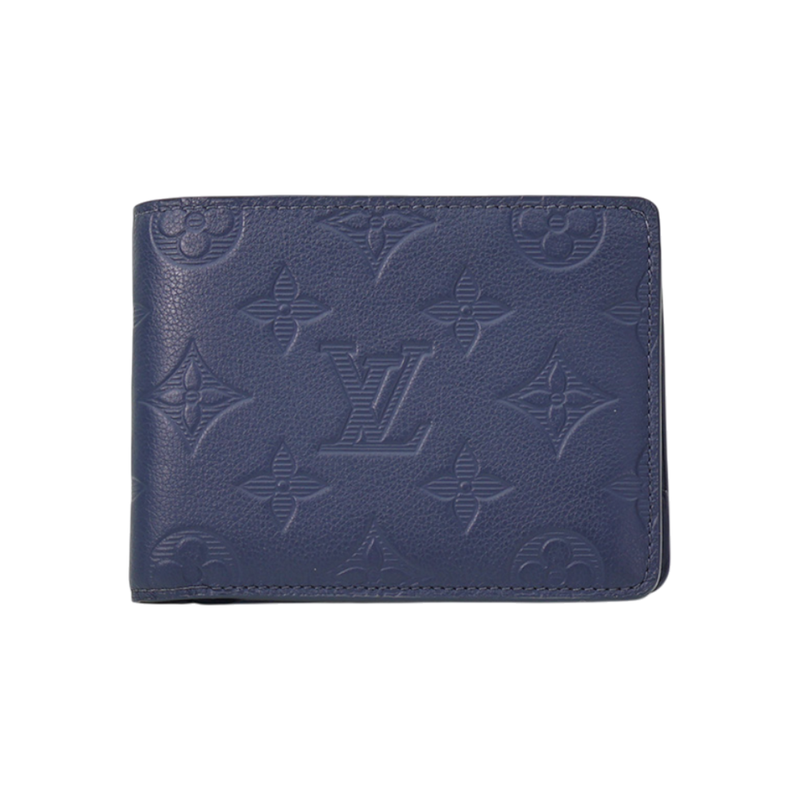 ITD538A5NVEC Louis Vuitton M14787 Navy Blue Monogram Taurillon Leather Multiple Wallet