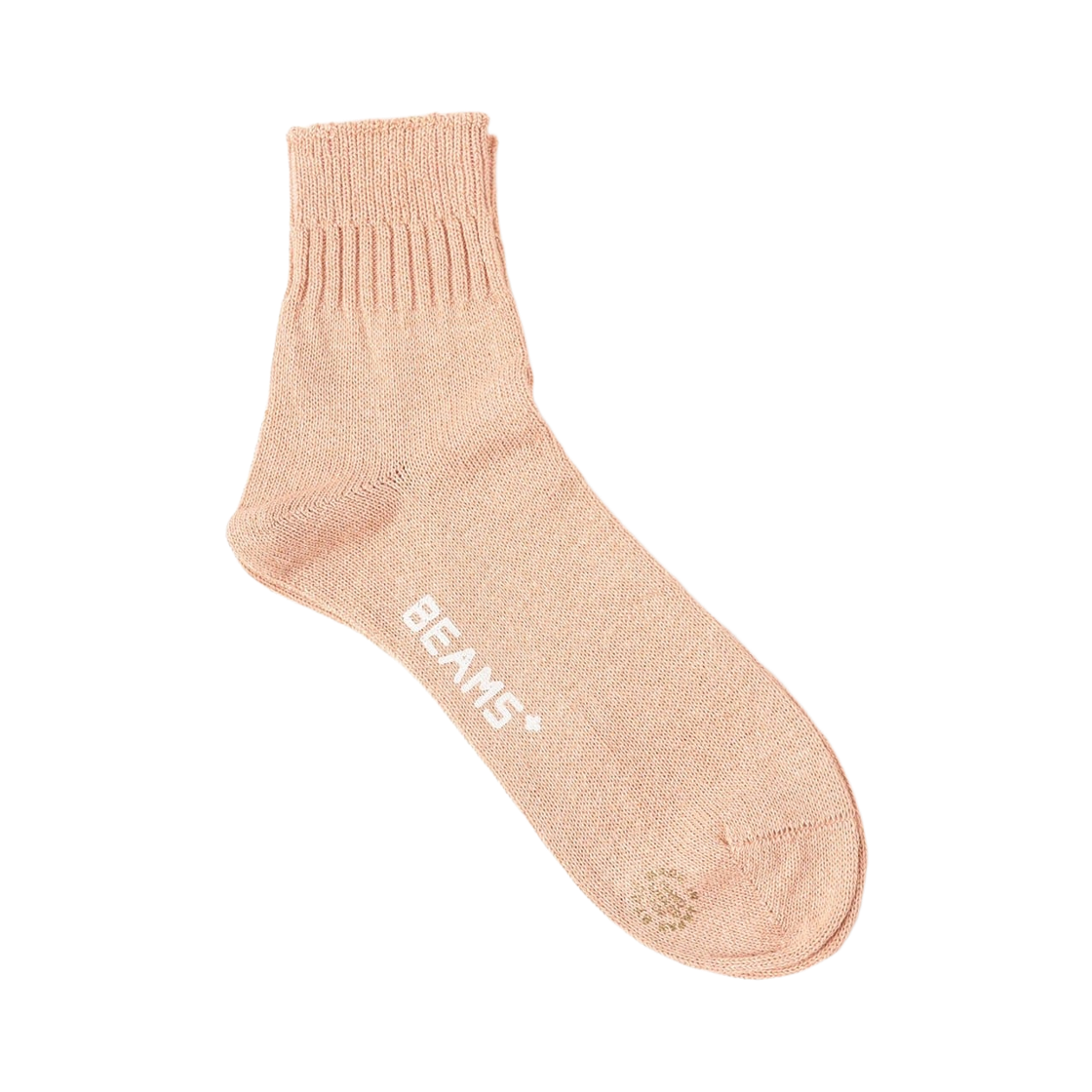 빔즈 플러스 와시 숏 립 삭스 로즈(Beams Plus Washi Short Rib Socks Rose) - 1