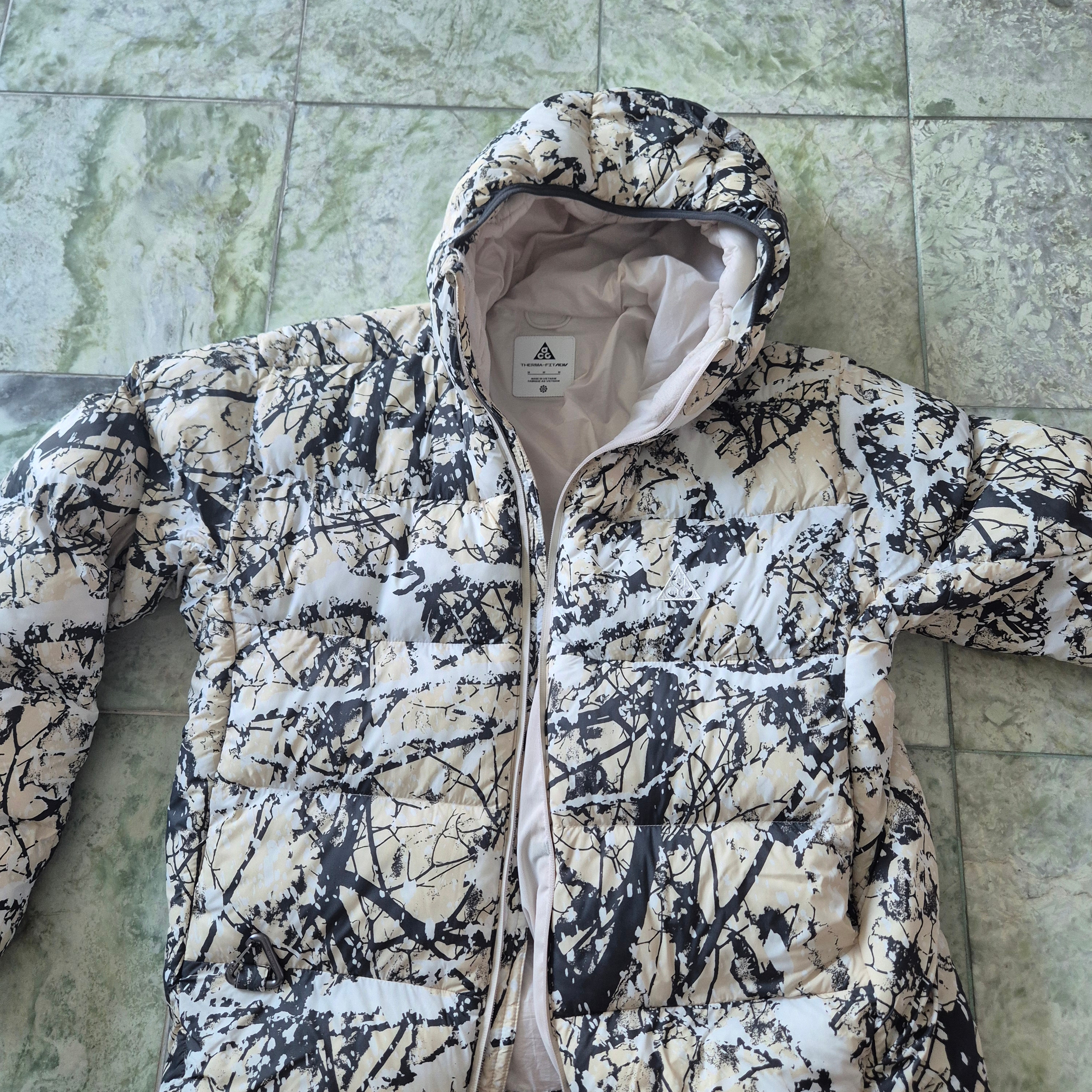 Nike ACG Lunar Lake PrimaLoft Therma-Fit ADV Loose Hooded Jacket Light Orewood Brown Anthracite - Asia 착용 스타일