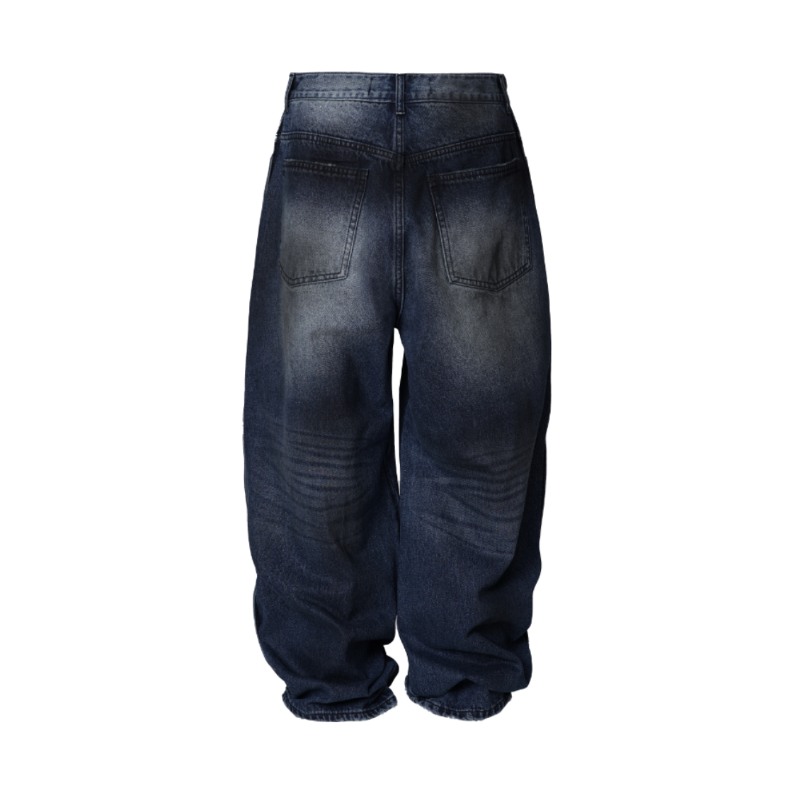 코너블레스 퀼티드 더티 데님 팬츠 미드블루(Cornerbless Quilted Dirty Denim Pants Mid Blue) - 3