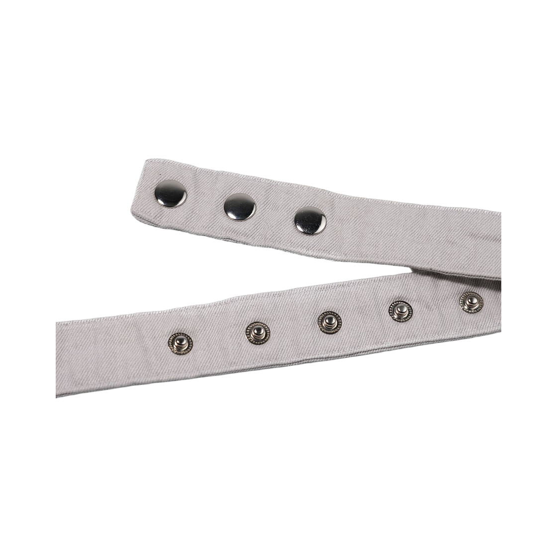 비에스래빗 로우 엣지 스냅 벨트 화이트(Bsrabbit Raw Edge Snap Belt White) - 4