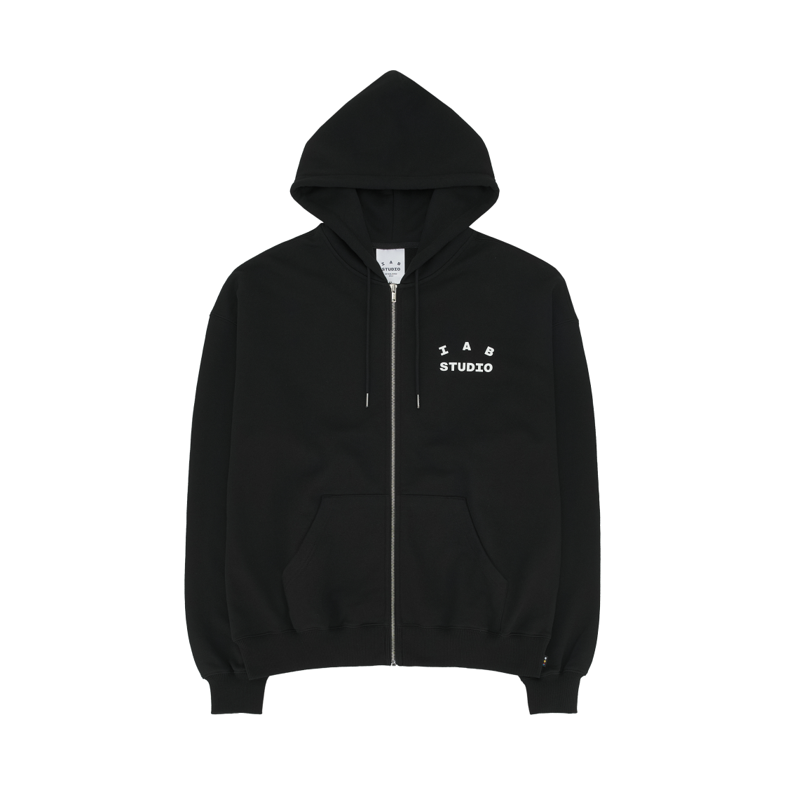 아이앱 스튜디오 후드 집업 블랙 - 26SS(IAB Studio Zip-Up Hoodie Black - 26SS)