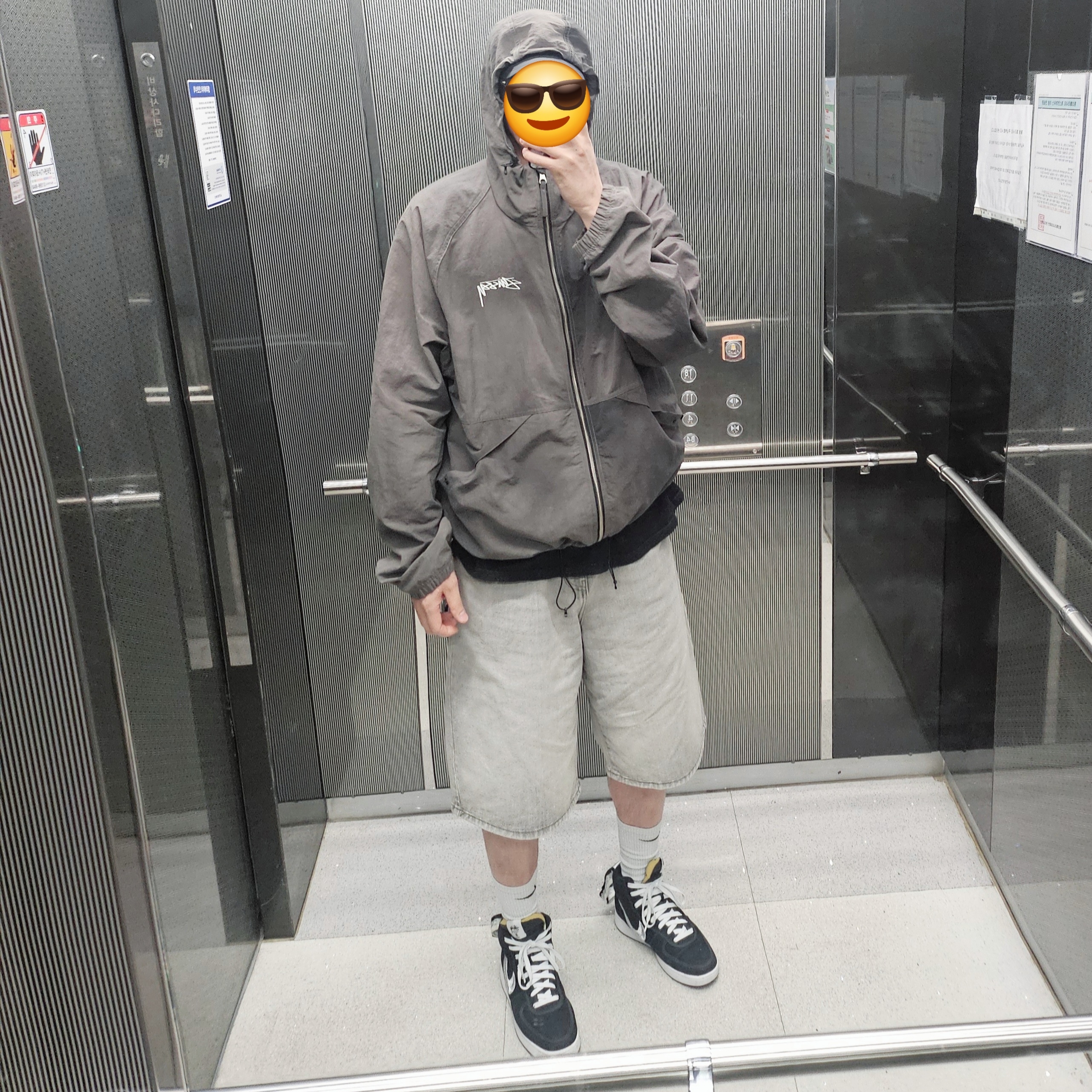 Supreme x Y's by Yohji Yamamoto L/S T-Shirt Black - 25FW, Y-3 Dad Cap Black 착용 스타일 - 2