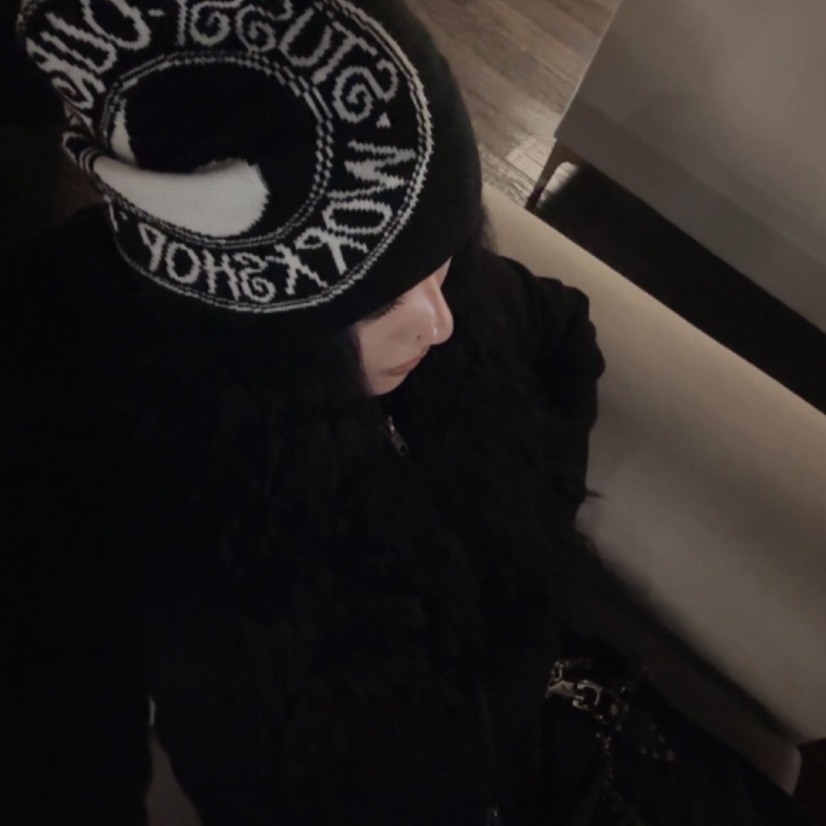 Stussy x Our Legacy Work Shop Skullcap Black 착용 스타일