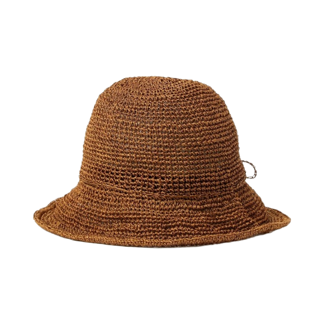 (W) 빔즈 보이 아바카 크로쉐 햇 다크 베이지((W) Beams Boy Abaca Crochet Hat Dark Beige) - 1