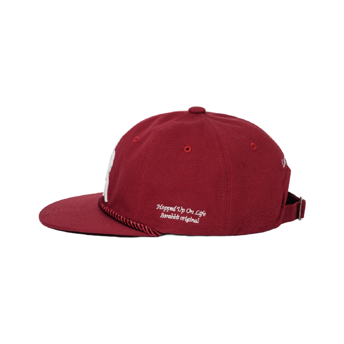 비에스래빗 비알 앰블램 캡 딥 버건디(Bsrabbit Br Emblem Cap Deep Burgundy) - 2