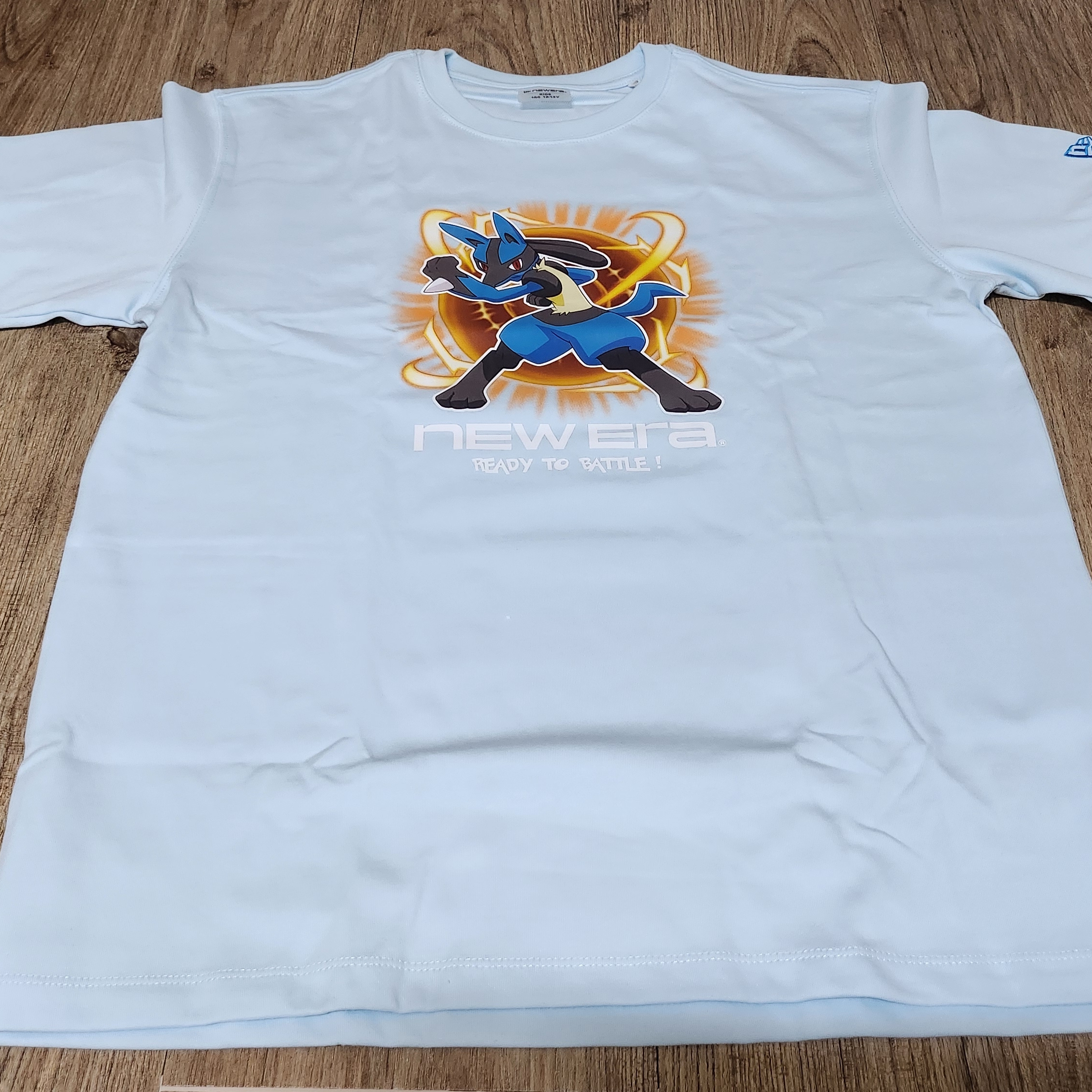 (Kids) New Era x Pokemon Battle T-Shirt Sky Blue 착용 스타일 - 1