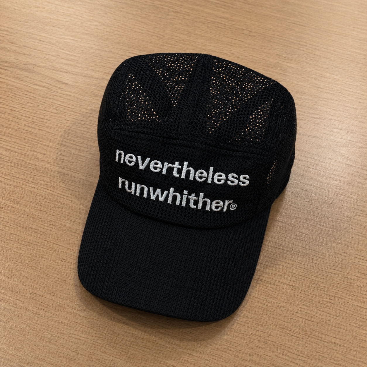 [KREAM 단독] runwhither Mesh Cap Black 착용 스타일