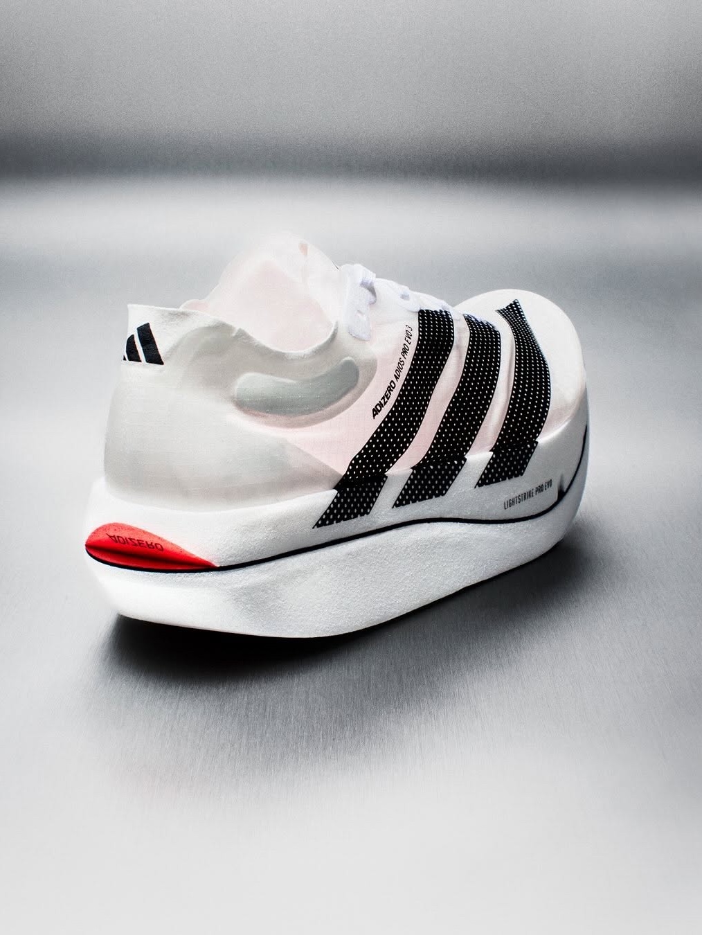 Adidas Adizero Adios Pro EVO 3 Cloud White Core Black 착용 스타일 - 8