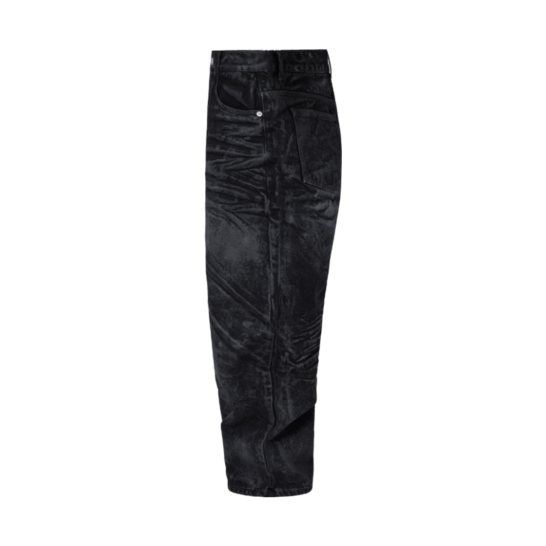 코너블레스 코티드 데님 팬츠 블랙(Cornerbless Coated Denim Pants Black) - 2