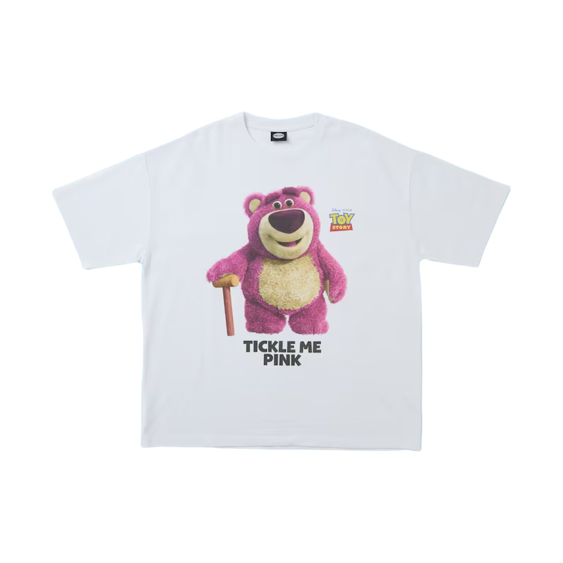 프릭스 스토어 x 토이 스토리 캐릭터 프린트 크루넥 티셔츠 랏소 화이트(Freak's Store x Toy Story Character Print Crew Neck T-Shirt Lotso White) - 1