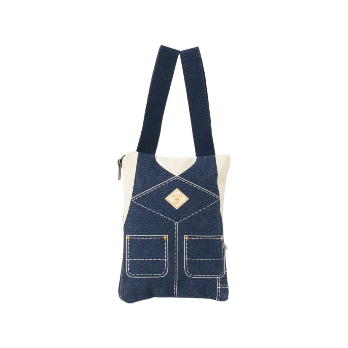 빔즈 보이 오버올 프린트 파우치 오프 화이트(Beams Boy Overall Print Pouch Off White) - 2