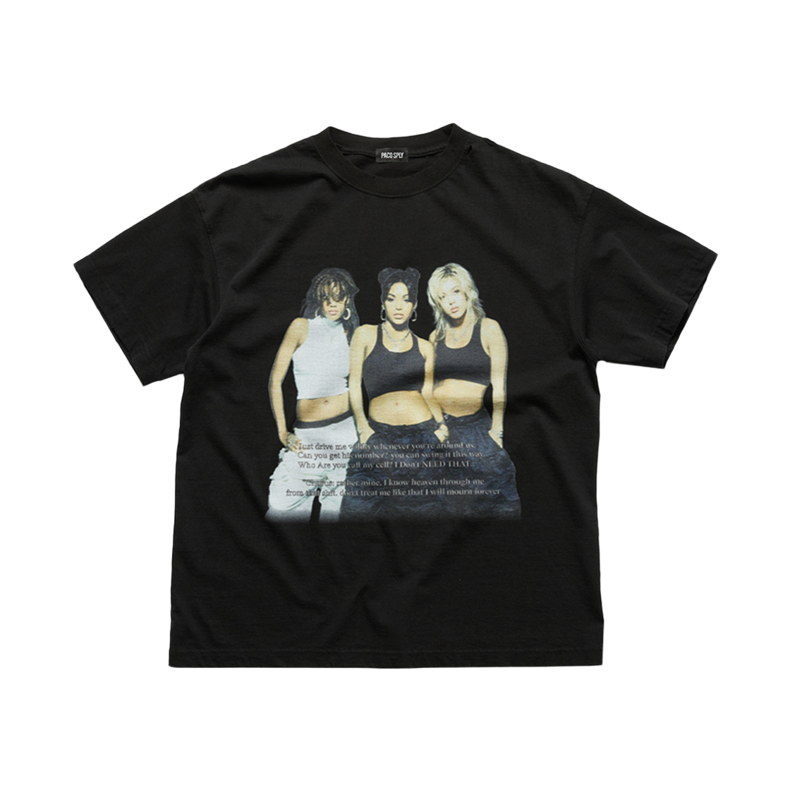 [트리플적립] 파코서플라이 돌리 티셔츠 블랙([트리플적립] PACOSPLY Dolly T-Shirts Black)