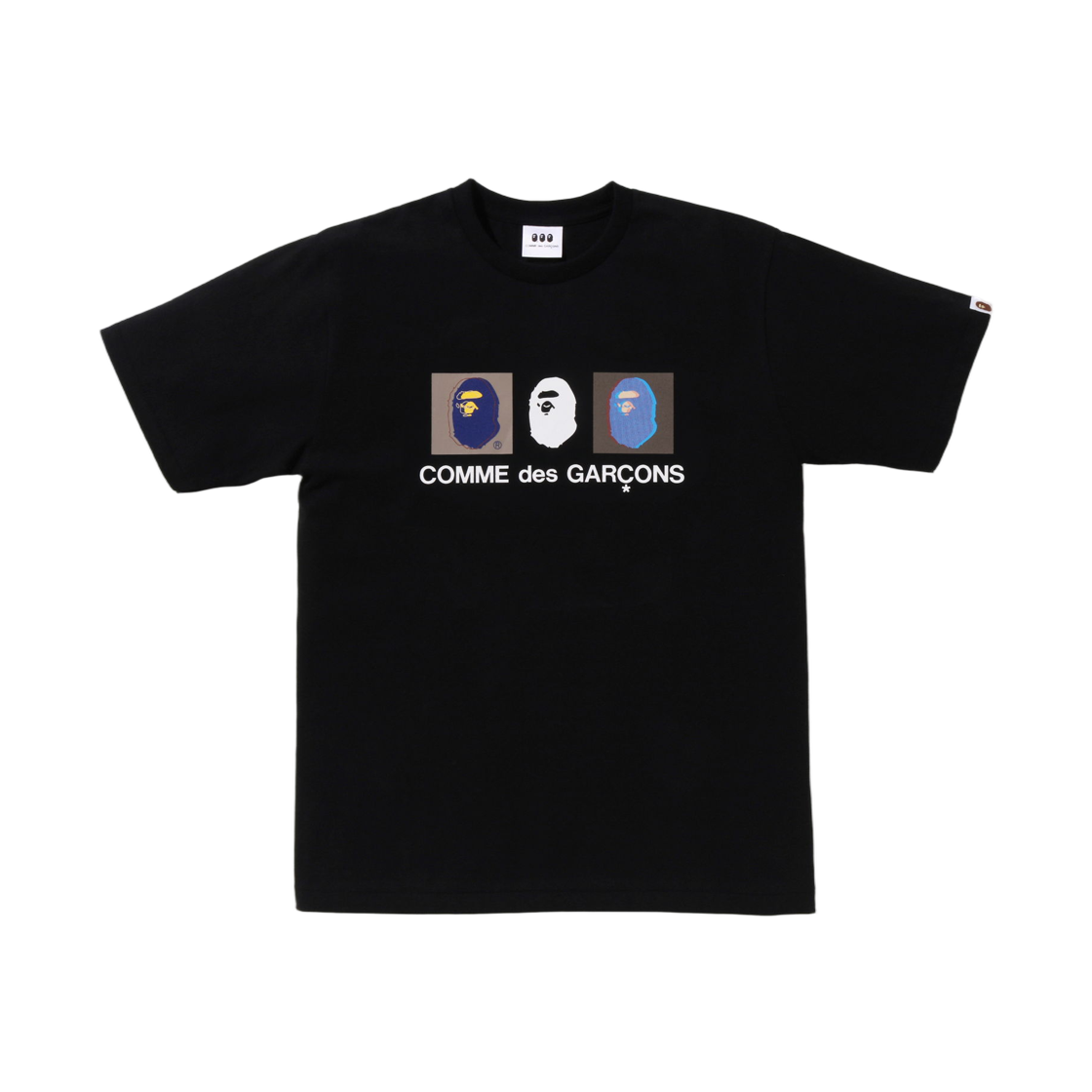 베이프 x 꼼데가르송 오사카 스크린 티셔츠 블랙(BAPE x Comme des Garcons Osaka Screen T-Shirt Black)