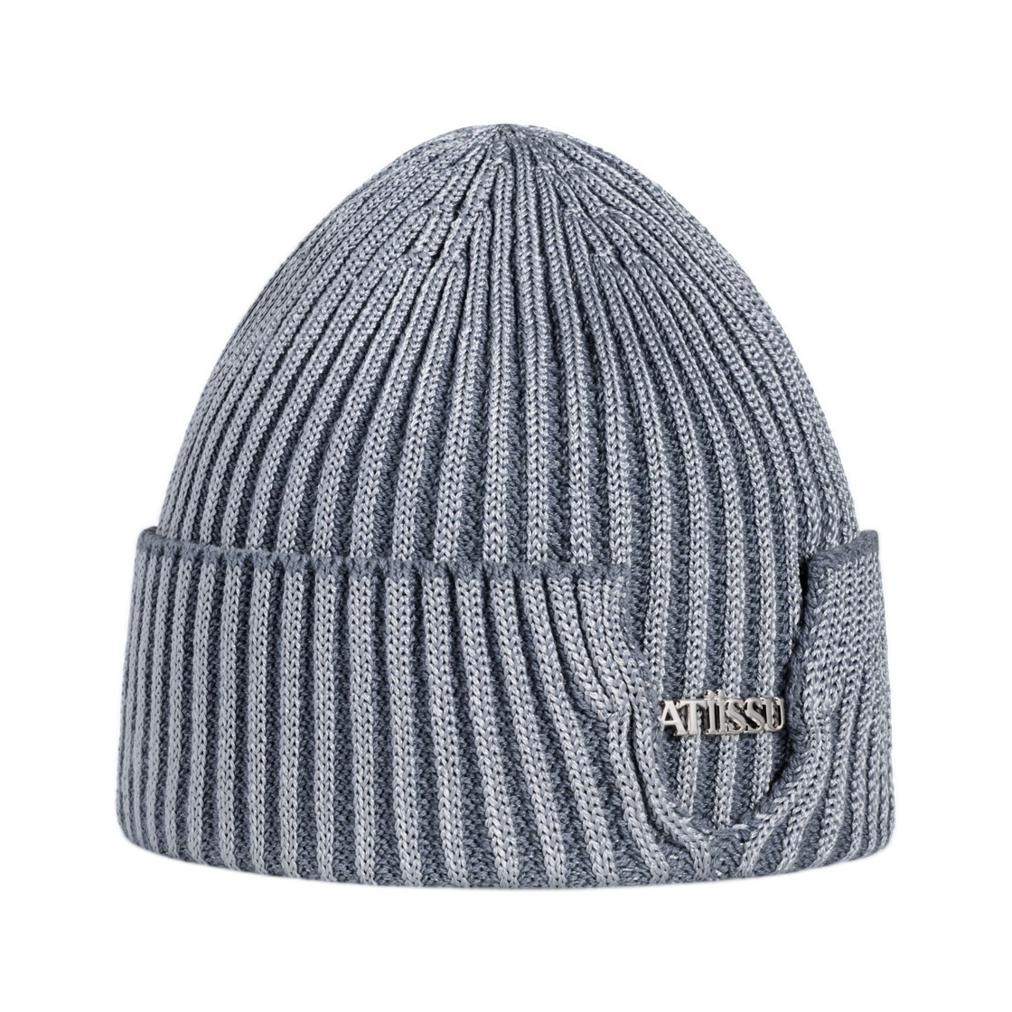 어티슈 슬릿 비니 그레이(Atiissu Slit Beanie Grey)
