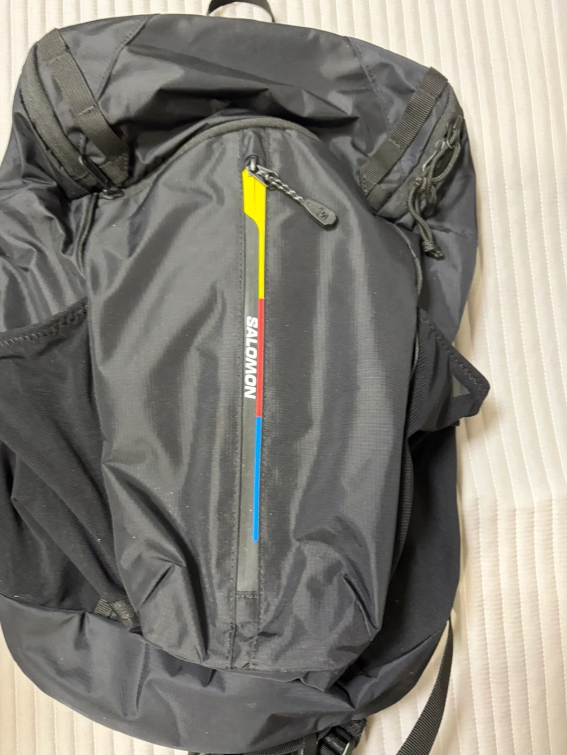 Salomon Mont LT Backpack V3 Black 착용 스타일