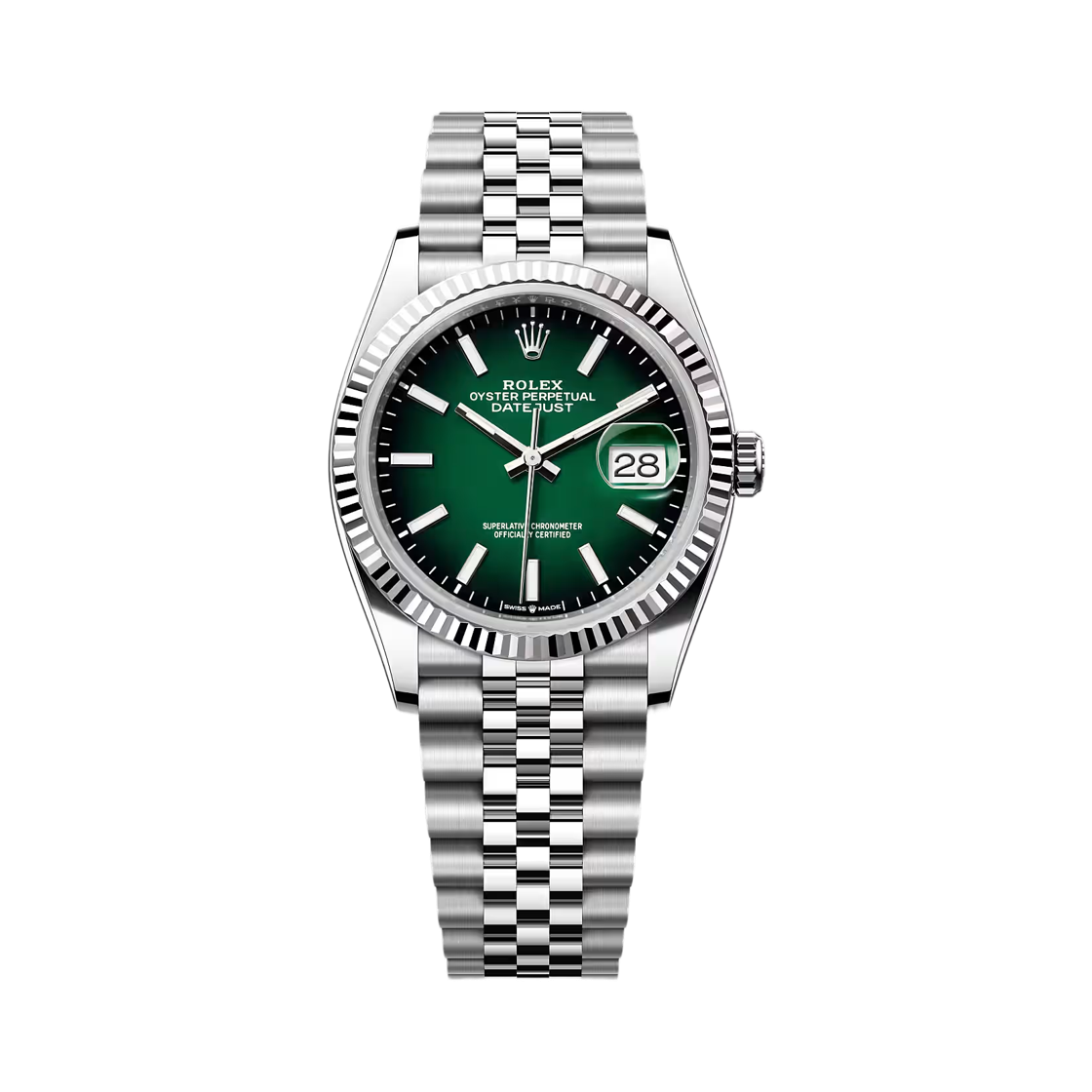 롤렉스 데이트저스트 36mm 126234 그린 옴브레 다이아 셋팅 쥬빌리(Rolex Datejust 36mm 126234 Green Ombre Diamond Set Jubilee)