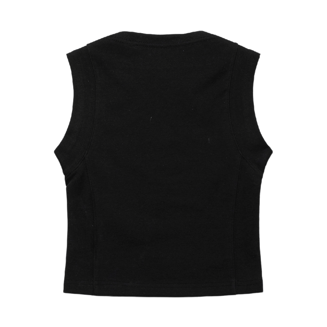 비에스래빗 우먼스 크롭 슬리블리스 티셔츠 블랙(Bsrabbit Women's Cropped Sleeveless Black) - 2