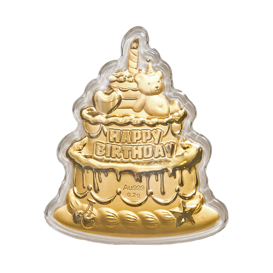 국제표준금거래소 케이크 골드바 0.2g(International Standard Gold -Cake Gold Bar 0.2g) - 1