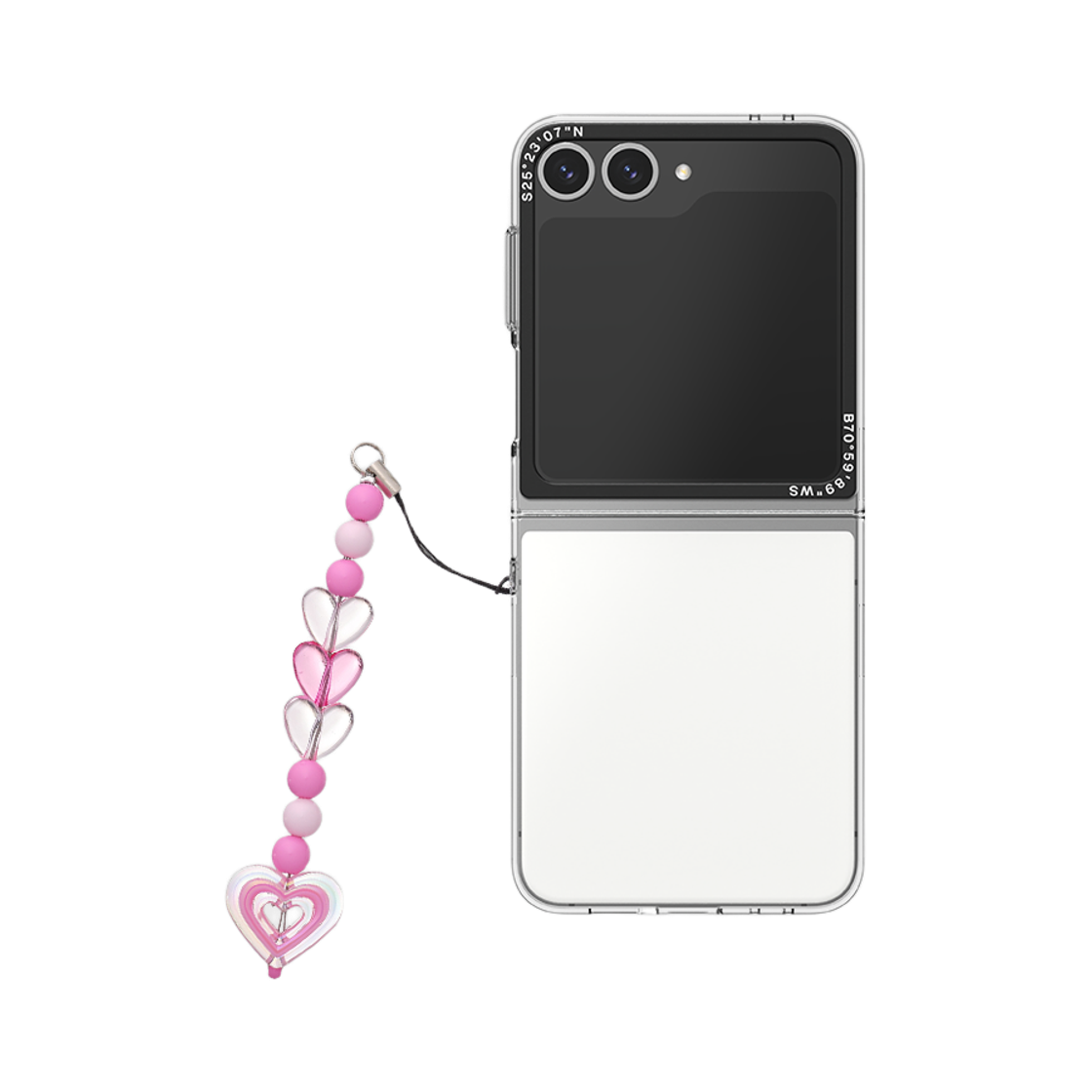 에스엘비에스 핑크 하트 비즈 스트랩(SLBS  Pink Heart Bead Strap) - 4
