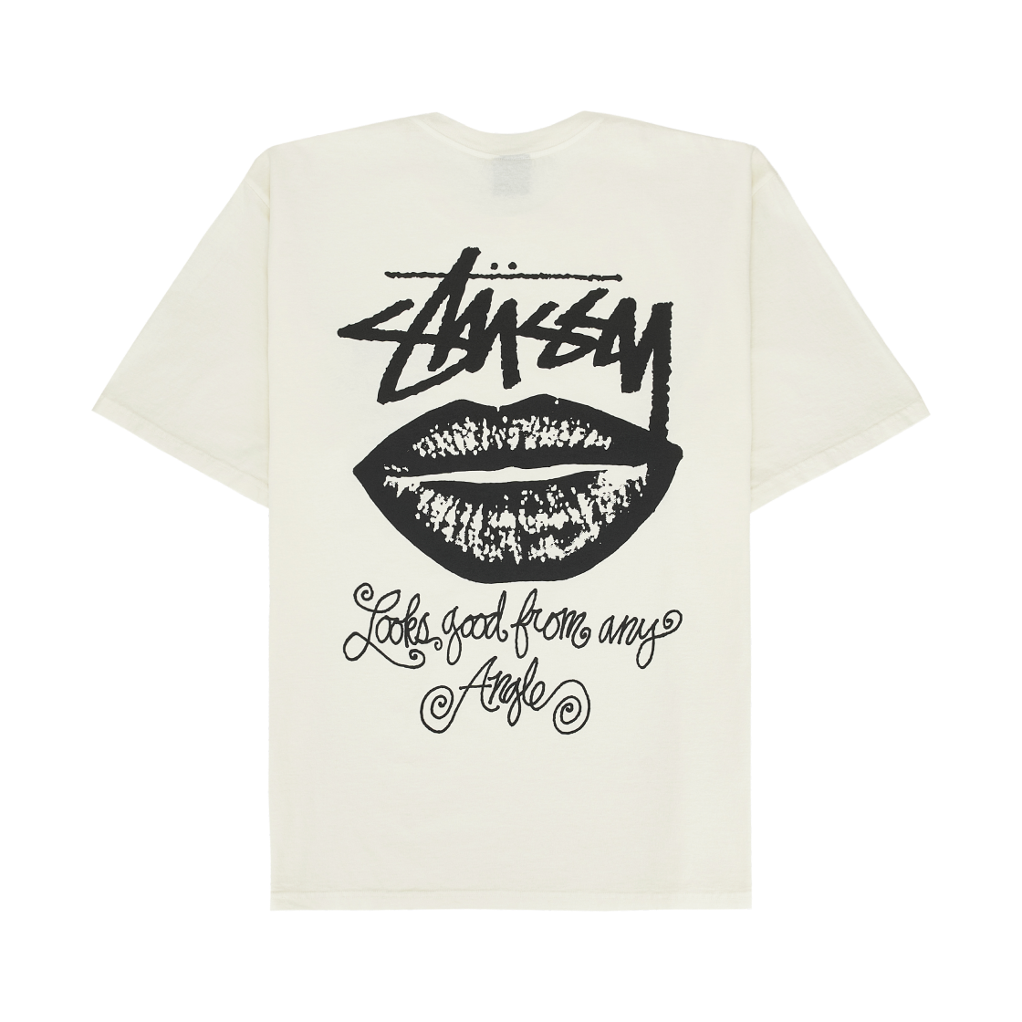 스투시 애니 앵글 피그먼트 다이드 티셔츠 내츄럴(Stussy Any Angle Pigment Dyed T-Shirt Natural) - 1