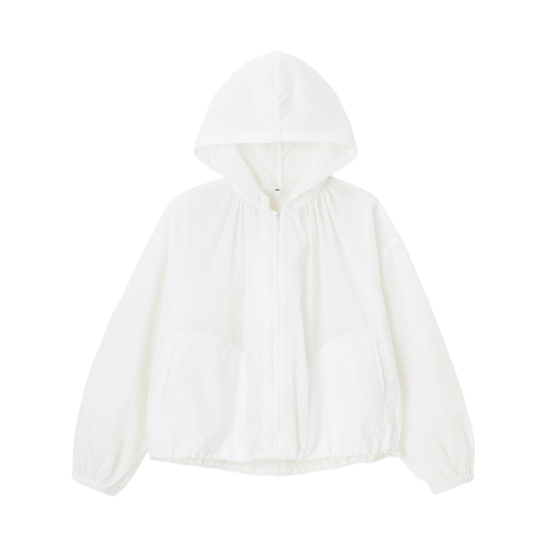 359593-01 (W) GU UV Cut Sheer Parka Off White